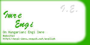 imre engi business card